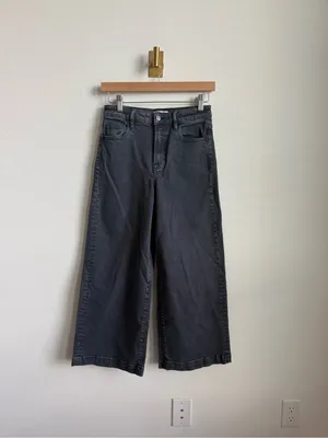 Bohme Atzi Wide Leg Jeans Charcoal Grey High Rise Women’s Size 26 thumbnail 2