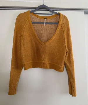 Free People Cropped Sweater thumbnail 3