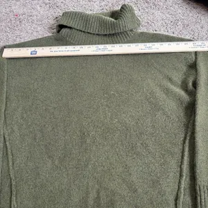 ANDREE by Unit Olive Green Mock Neck Sweater Women’s Size Small Cozy Cottagecore thumbnail 9