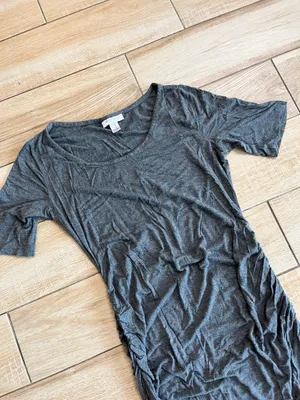 Womens Motherhood Maternity Grey Maxi Dress - M thumbnail 2