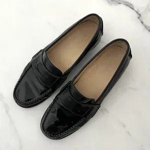 Cole Haan Penny Loafers Black Patent Leather Size 8 Preppy Classic old money thumbnail 6