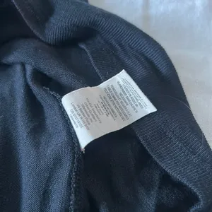 Free People Black Flowy Ribbed‎ Tank thumbnail 5