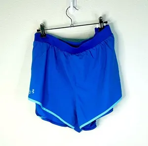 Under Armour Blue Athletic Running Shorts XXL Lined Stretch Waist 3.5” Inseam thumbnail 2