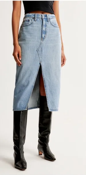 Abercrombie Jean maxi skirt thumbnail 1
