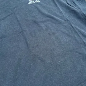 Black Vintage Gildan Alaska Graphic Tee w/ Yellow Embroidered Moose thumbnail 6