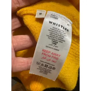 Whistles Yellow Oversized Funnel Neck Knit Wool‎ Blend Sweater M 2260969 thumbnail 8