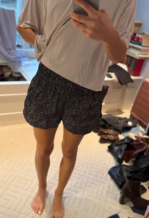 Free People Movement Printed Running Shorts Black Size XS thumbnail 1
