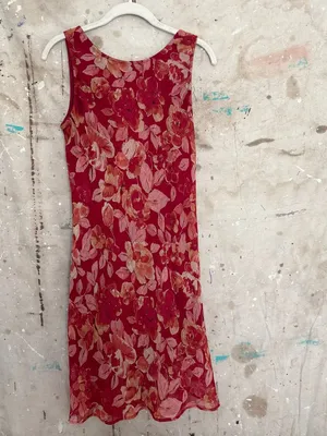Vintage City Triangles Floral Mini Dress thumbnail 6