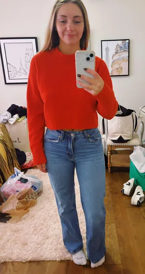 Sweater Top Red thumbnail 1