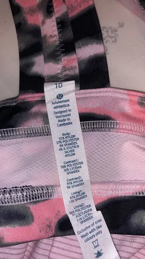 Lululemon Camo Top Pink 10 thumbnail 6