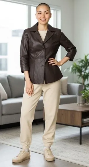 Wrapper High Fidelity Women Oly Bronze Lightweight Blazer Modern‎ Size Medium thumbnail 1