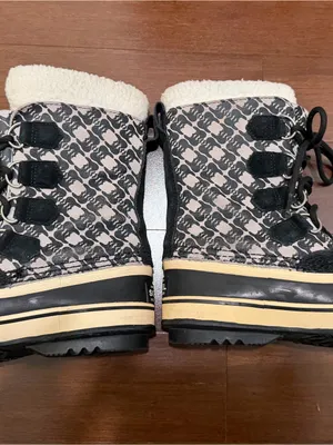 Sorel Women’s 1964 Pac Graph Black and Cream Lace-Up Insulated Winter Boots thumbnail 2