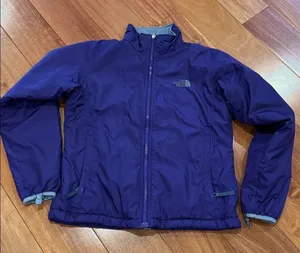 North‎ Face women’s Purple Lined Jacket size SP thumbnail 1