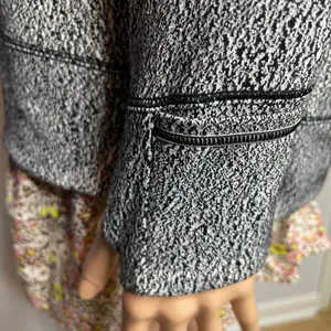 Lululemon Rush Hour Long Sleeve shirt 12 Running Luon Spray Jacquard White Black thumbnail 12