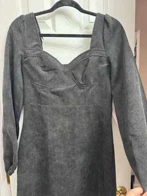 Corduroy Missguided Dress thumbnail 1