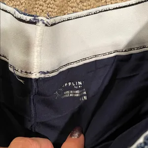 Aerie denim pleated skort thumbnail 2
