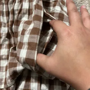 THE SHIRT Rochelle Behrens - Jules Dress in brown/cream plaid gingham‎ thumbnail 14