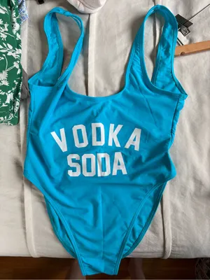 RAVE SUITS "VODKA SODA" One-Piece Swimsuit thumbnail 1