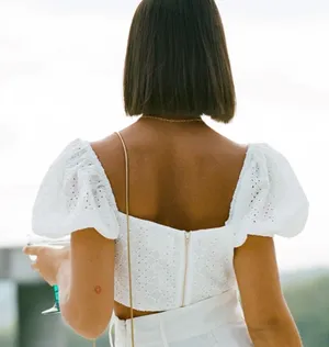 Sabo Skirt Eyelet Corset Top thumbnail 3