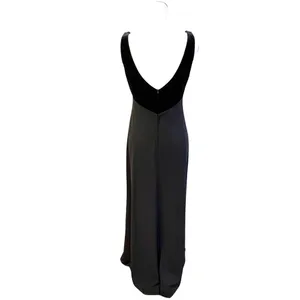 Vtg Niki By Niki Livas Y2K Maxi Evening Dress Sz 8 Velvet Whimsigoth 90s HOCO thumbnail 3
