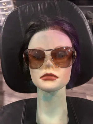 Vogue Brown Gradient Aviator Sunglasses for Women thumbnail 3