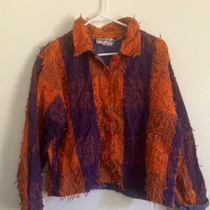 FINAL MARKDOWN Silverstream rag style jacket large Purple thumbnail 1