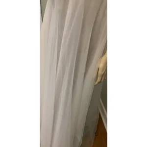 Hebeos wedding dress white lace‎ and tool over champagne sz 2 thumbnail 11