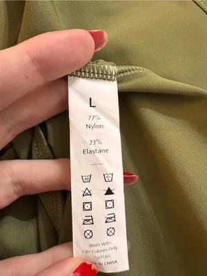 Olive Green Large Women’s Athletic Dress Athleisure Quarter Zip Tennis Errands thumbnail 4