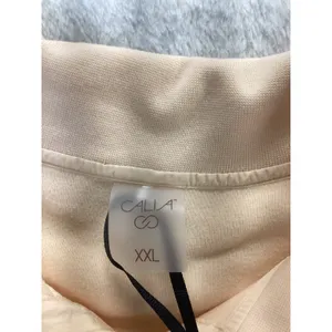 CALIA Elevate Super Plush Quarter Zip Pullover Sun Cream Peach XXL WAX78 thumbnail 3