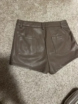 Edikted Leather Shorts thumbnail 2