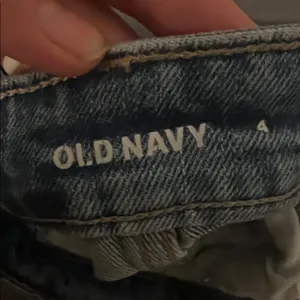 Old Navy Blue Distressed Boyfriend Jeans thumbnail 3