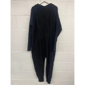 Free People Intimately SzM Black All Nighter Romper Long Sleeve Relaxed Jumpsuit thumbnail 5