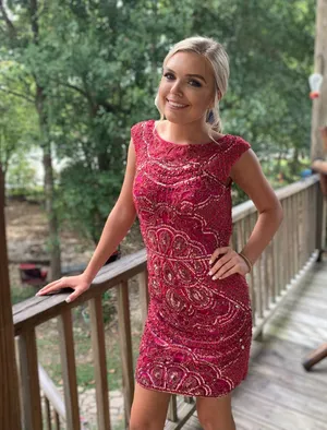 Sherri Hill Fully Beaded Dress thumbnail 1