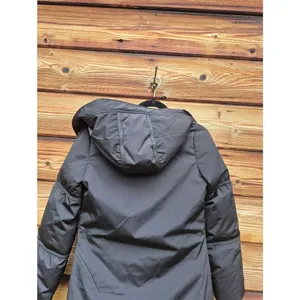 NWT Black Premium Down Filled Parka Coat Jacket XXS WhiteSky thumbnail 11