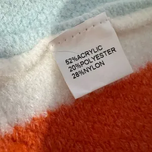 Anrabess orange & Blue chunky striped button cardigan Oversized size small thumbnail 11