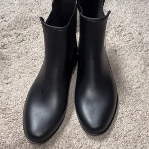 a new day black rain waterproof ankle boots size 7 new thumbnail 10