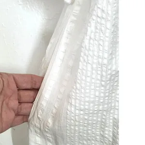 Daughters of India Uma Textured Cotton Wrap Maxi Dress White Size XL thumbnail 11