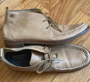 Women's Sperry Top-Sider Saltash Mid Sand Leather Ankle Boots STS82112 Size‎ 8 thumbnail 1