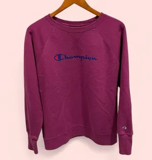 Magenta champion logo soft lightweight sweatshirt large thumbnail 2