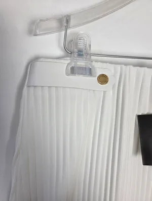 NEW Marc New York White Midi Skirt Pleated Formal Church Wedding Bridal Medium thumbnail 3