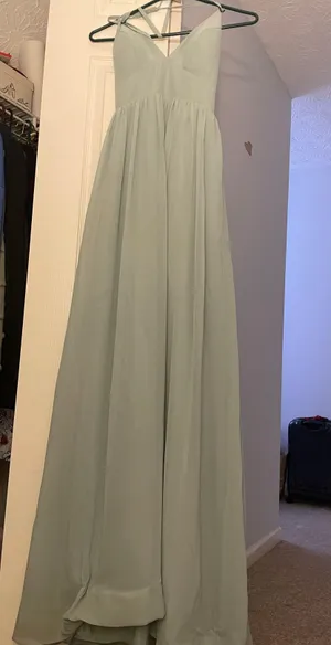 Azazie Bridesmaids Dress Agave thumbnail 3