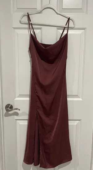 Cider Silk Cowl Neck Dress thumbnail 1
