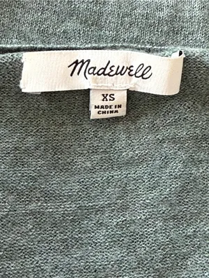 Madewell Southstar Merino Wool Blend Sweater Size XS Scoop Neck thumbnail 4
