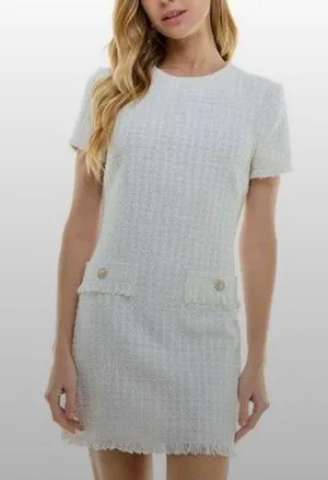 BeBop Tweed Mini Dress thumbnail 1