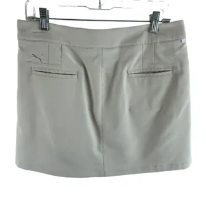 Puma Tan Short Athletic Tennis Skirt Shorts Underneath Pockets Size‎ 10 thumbnail 2