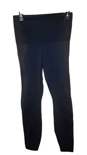 390. Gap sculpt maternity black leggings size small thumbnail 1