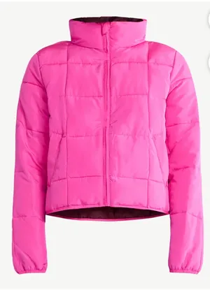 Packable puffer jacket size Large/XL Pink thumbnail 1