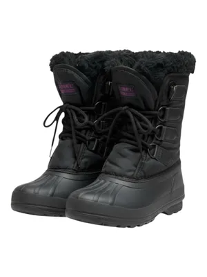 Vintage: Sorel x Kaufman ★ Canada Nylon Snow Waterproof Duck Boots ★ Black ★ 6M thumbnail 2