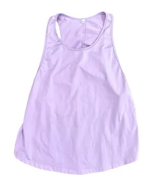 Women's High Low Tank Top in Lilac, Size XL​​​ thumbnail 1