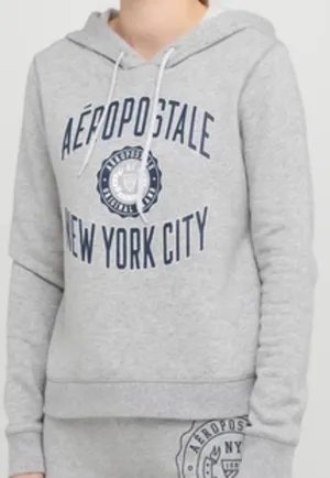 Aeropostale Gray V-Neck Sweater  thumbnail 1